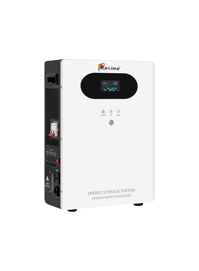 ماكسيما حل ماكسيما السكني المتكامل لتخزين الطاقة (BESS) بقدرة 1200 واط – الكل في واحد - Image 1